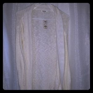 NWT shawl collared cartigan